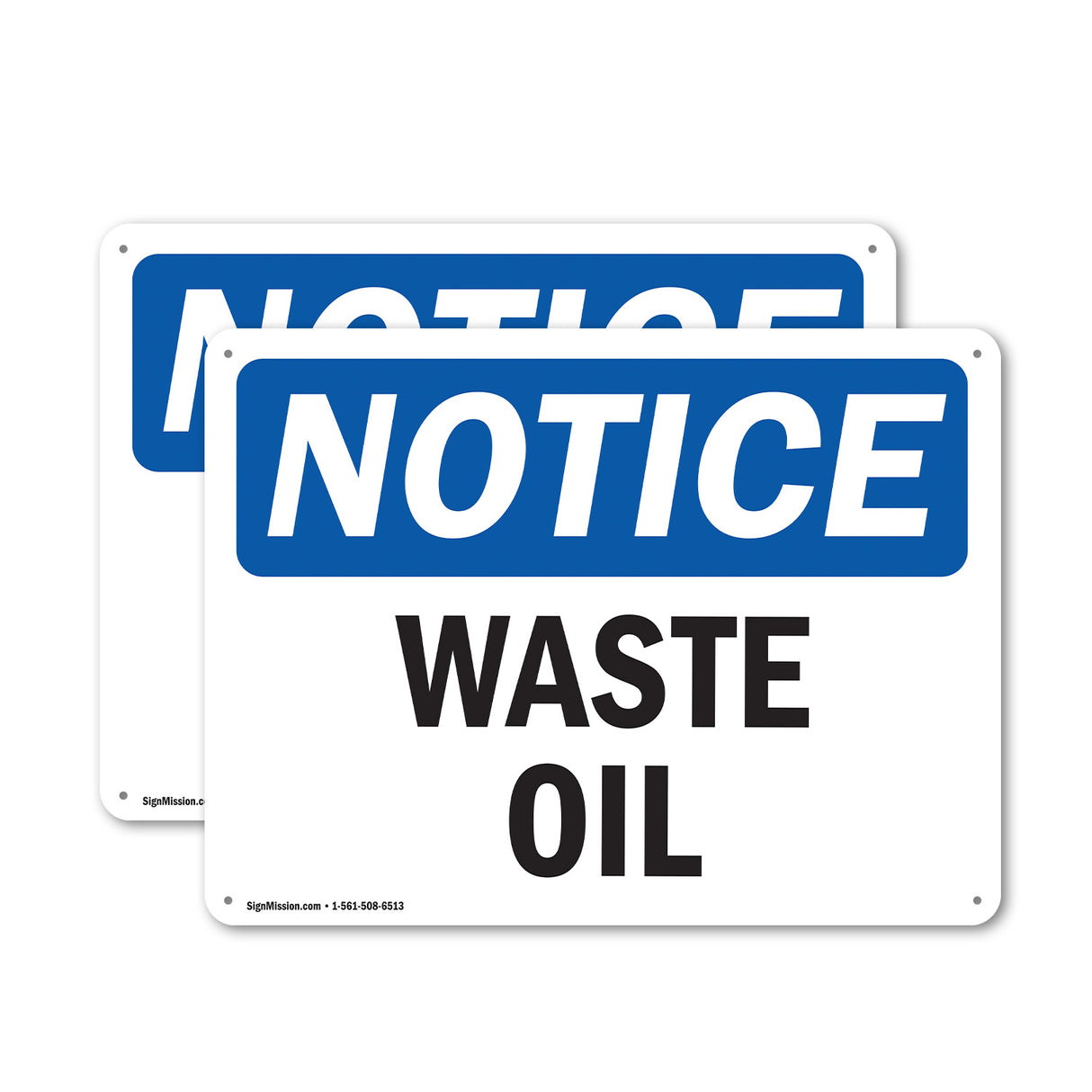 NOTICE Waste Oil