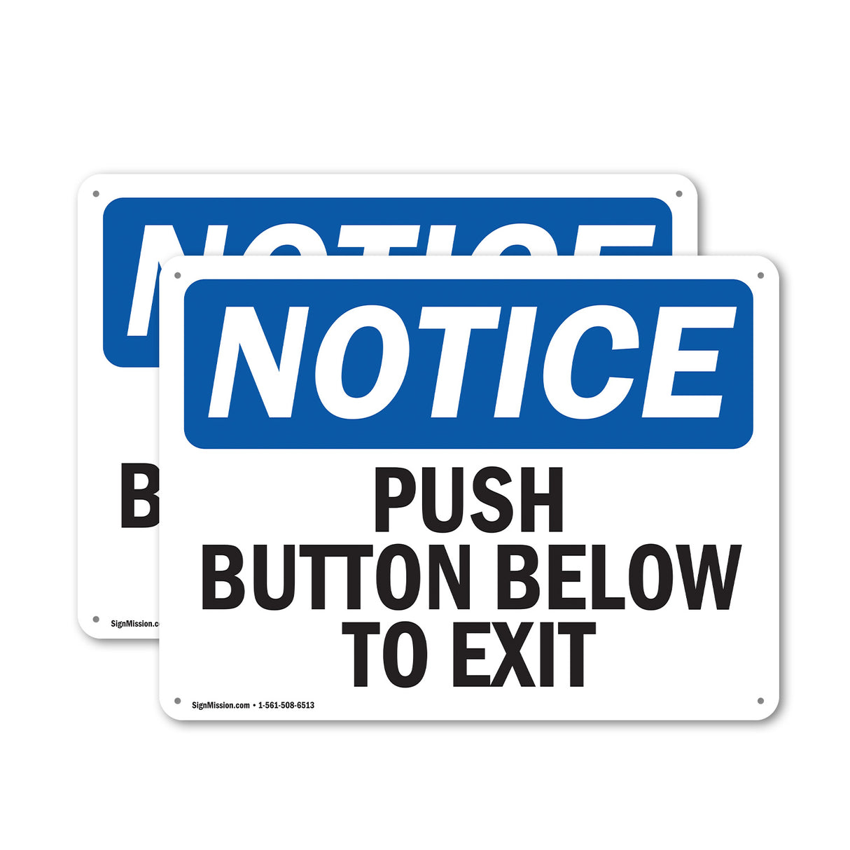 Push Button Below To Exit