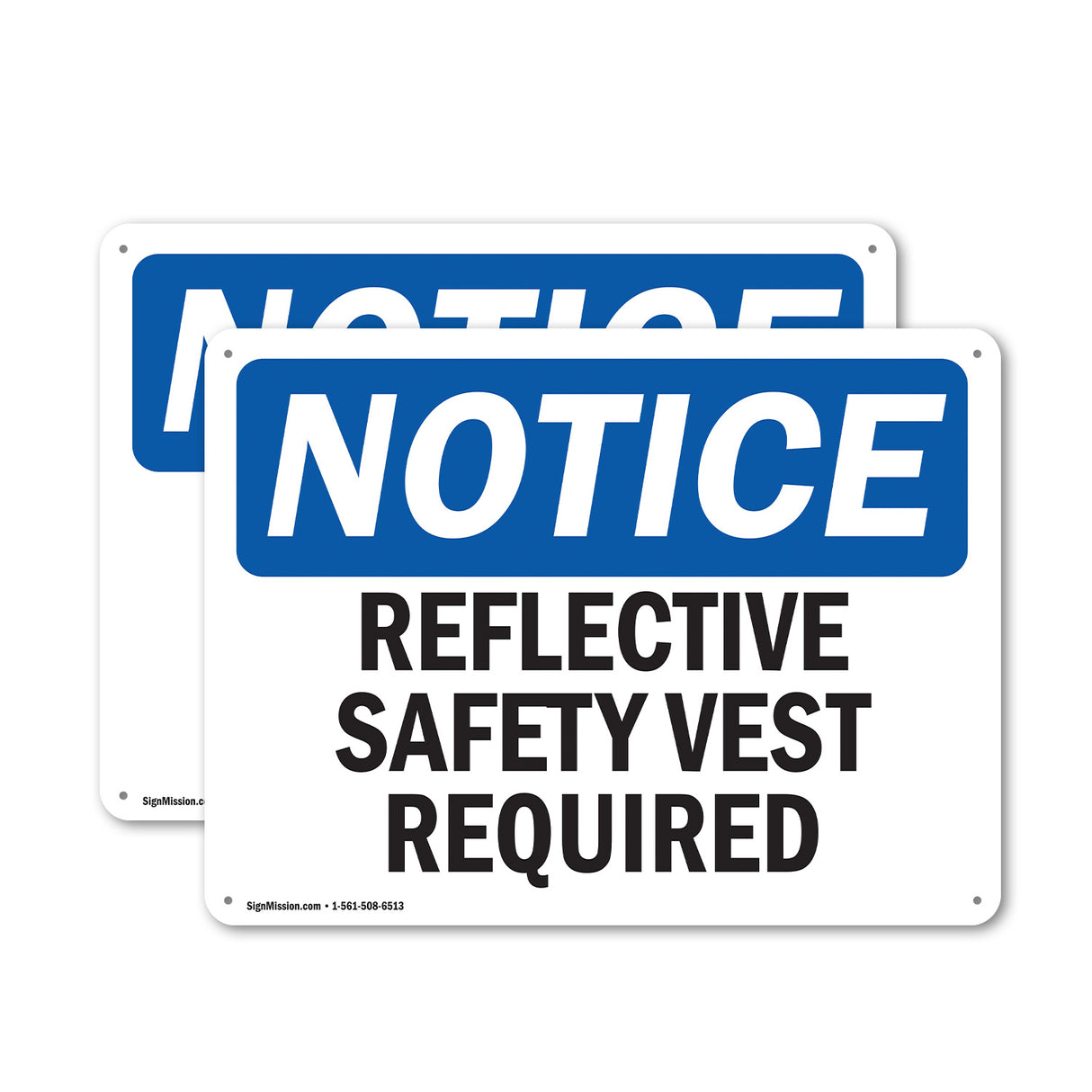 Reflective Safety Vest Required