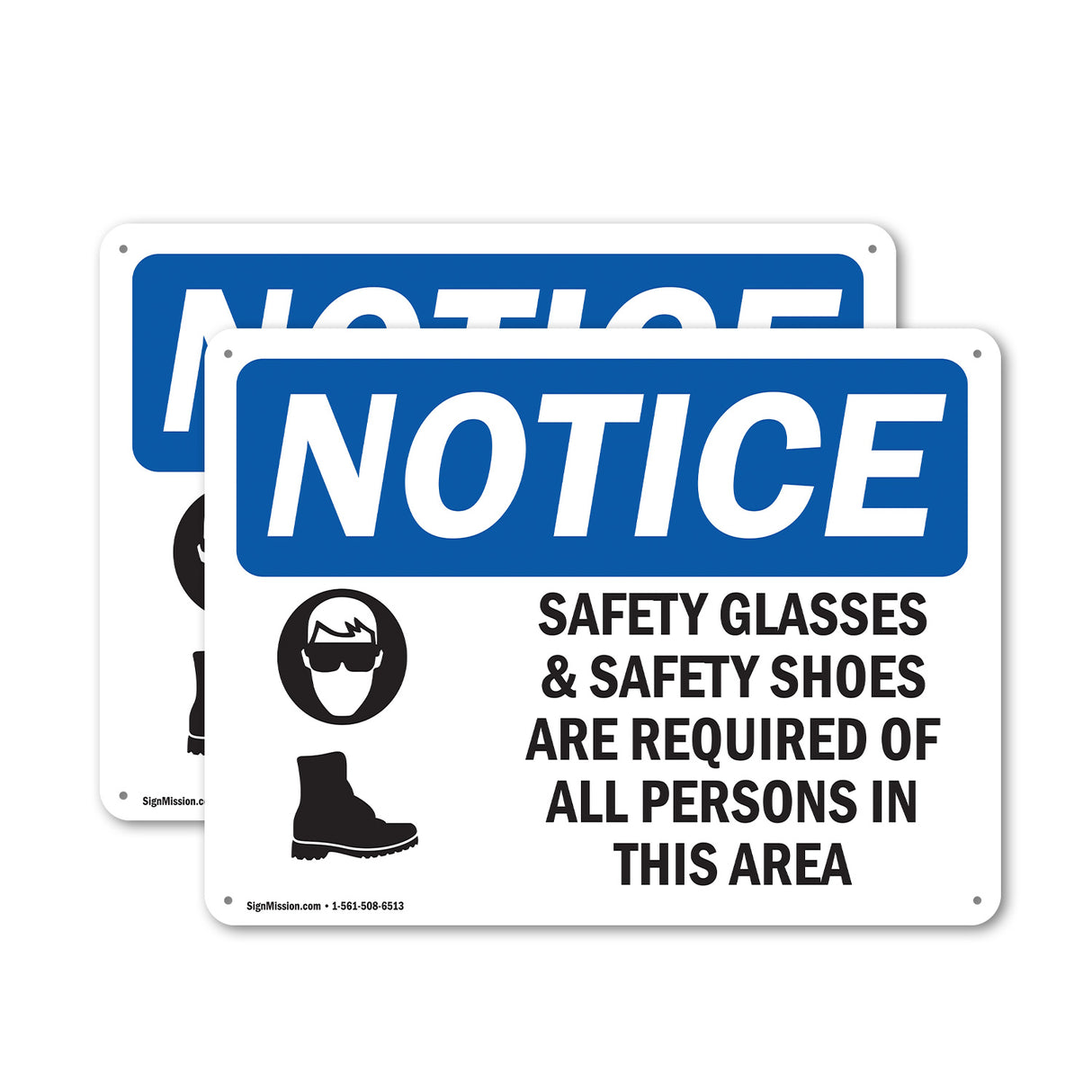 Safety Glasses & Safety Shoes