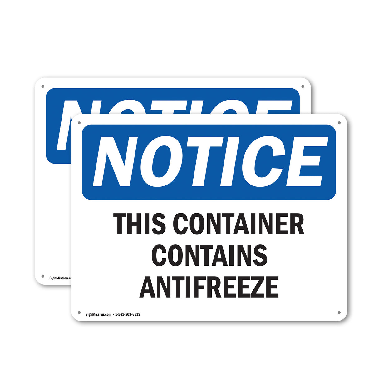 This Container Contains Antifreeze
