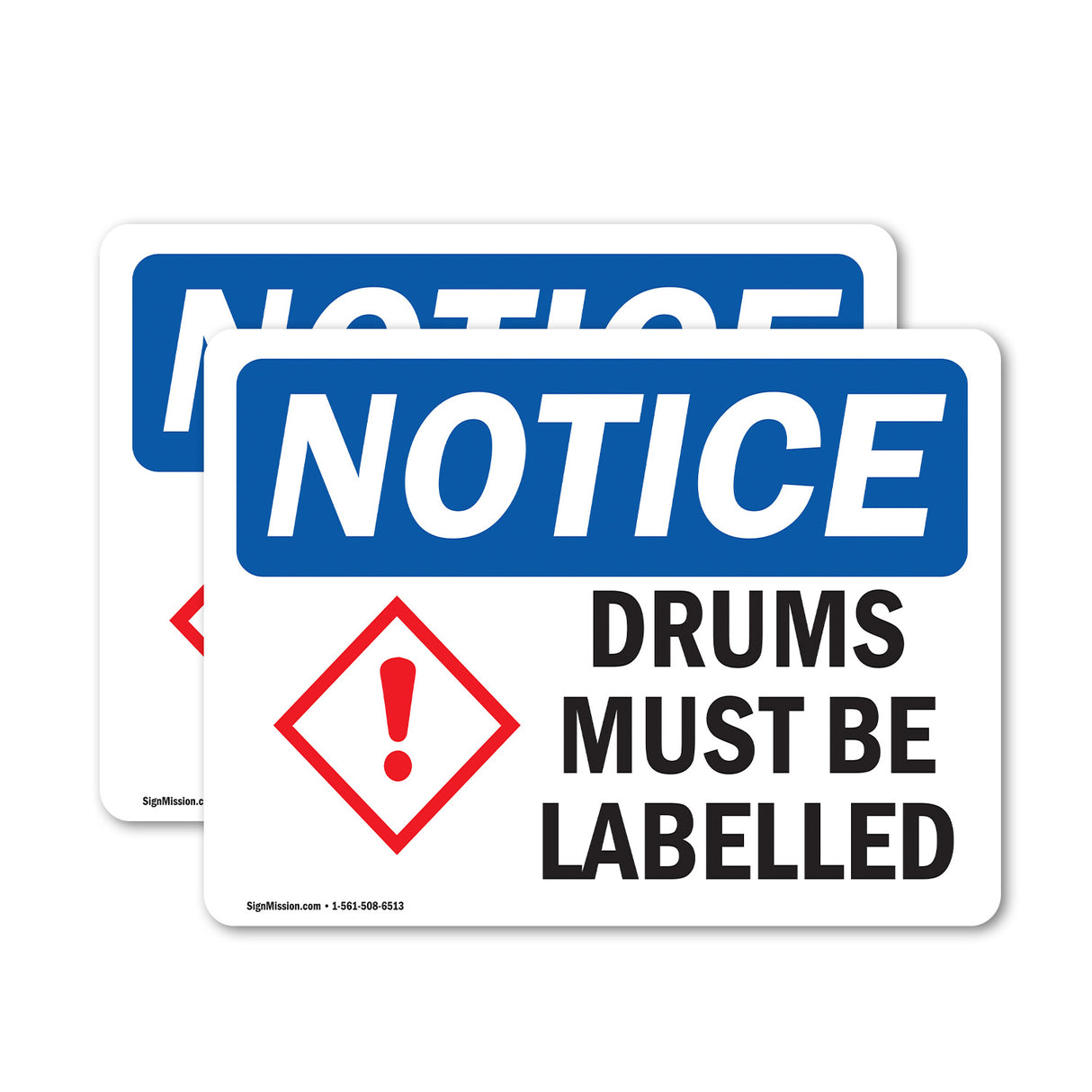 Drums Must Be Labeled