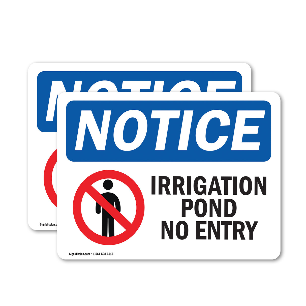 Irrigation Pond No Entry