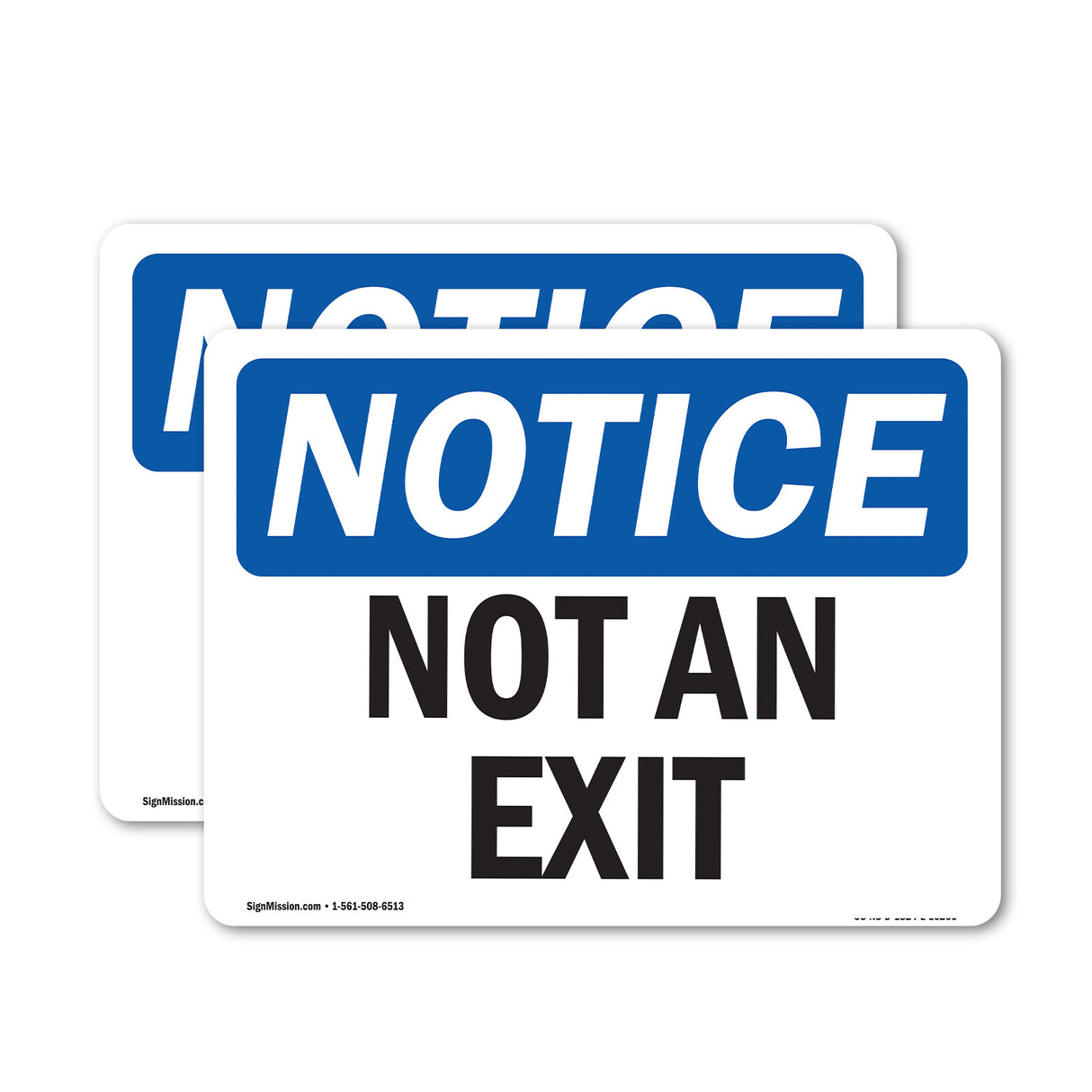 NOTICE Not An Exit