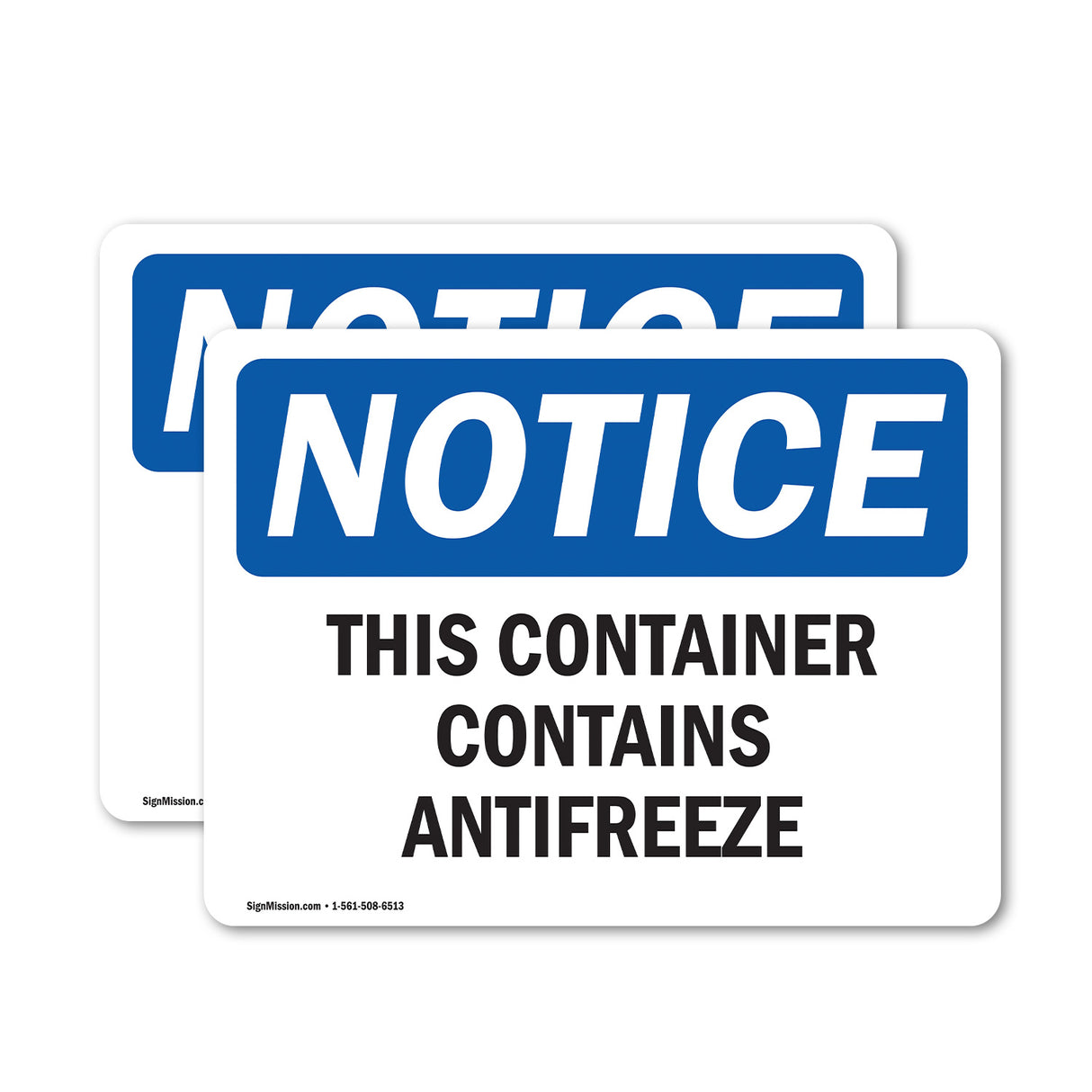 This Container Contains Antifreeze