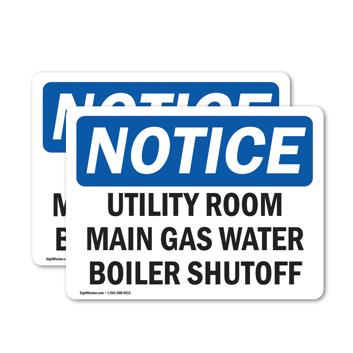 Utility Room Main Gas Water Boiler Shutoff