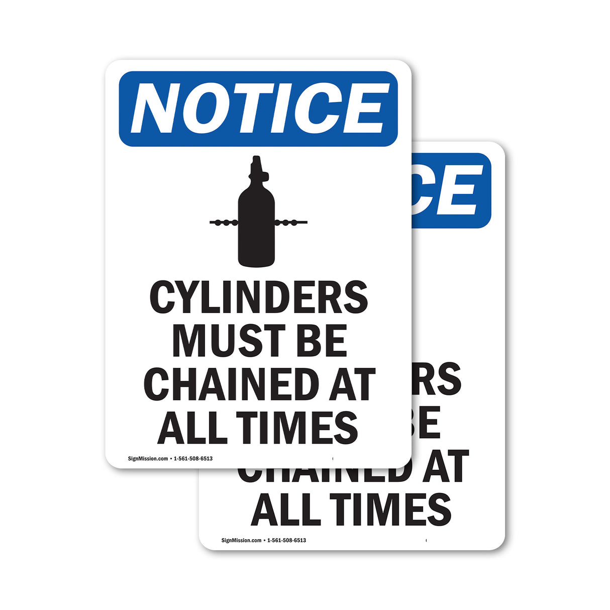 Cylinders Must Be Chained