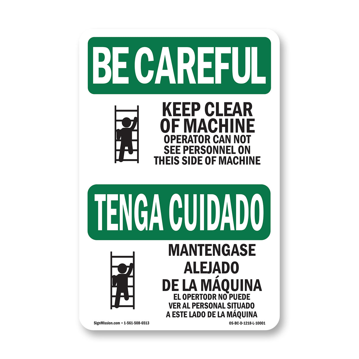 Always Face Ladder Safety Bilingual