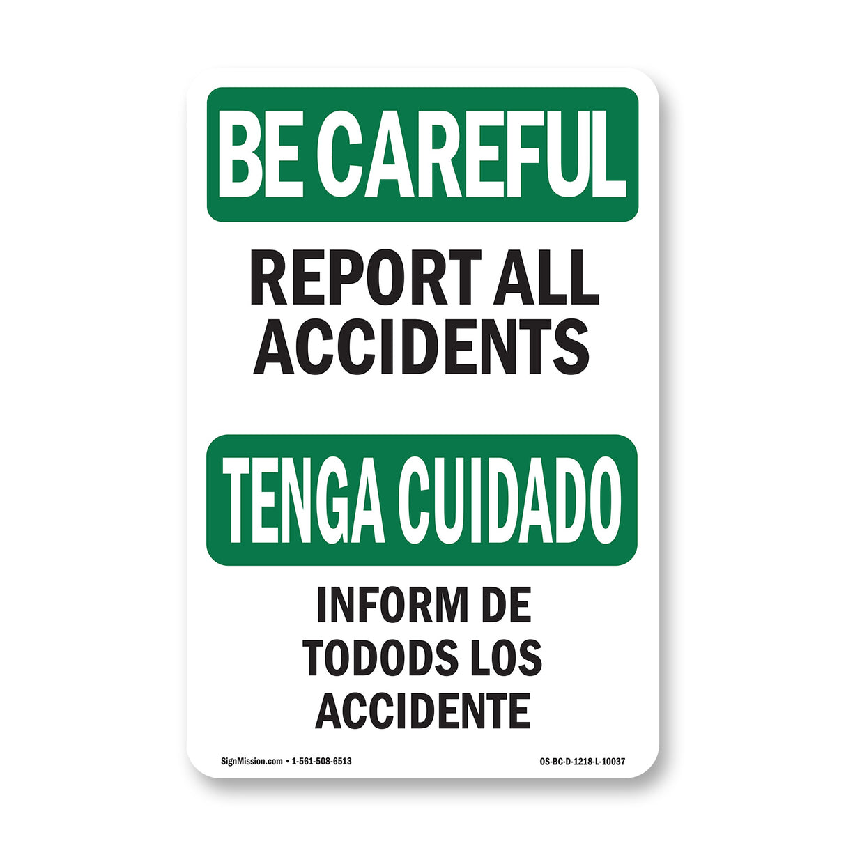 Report All Accidents