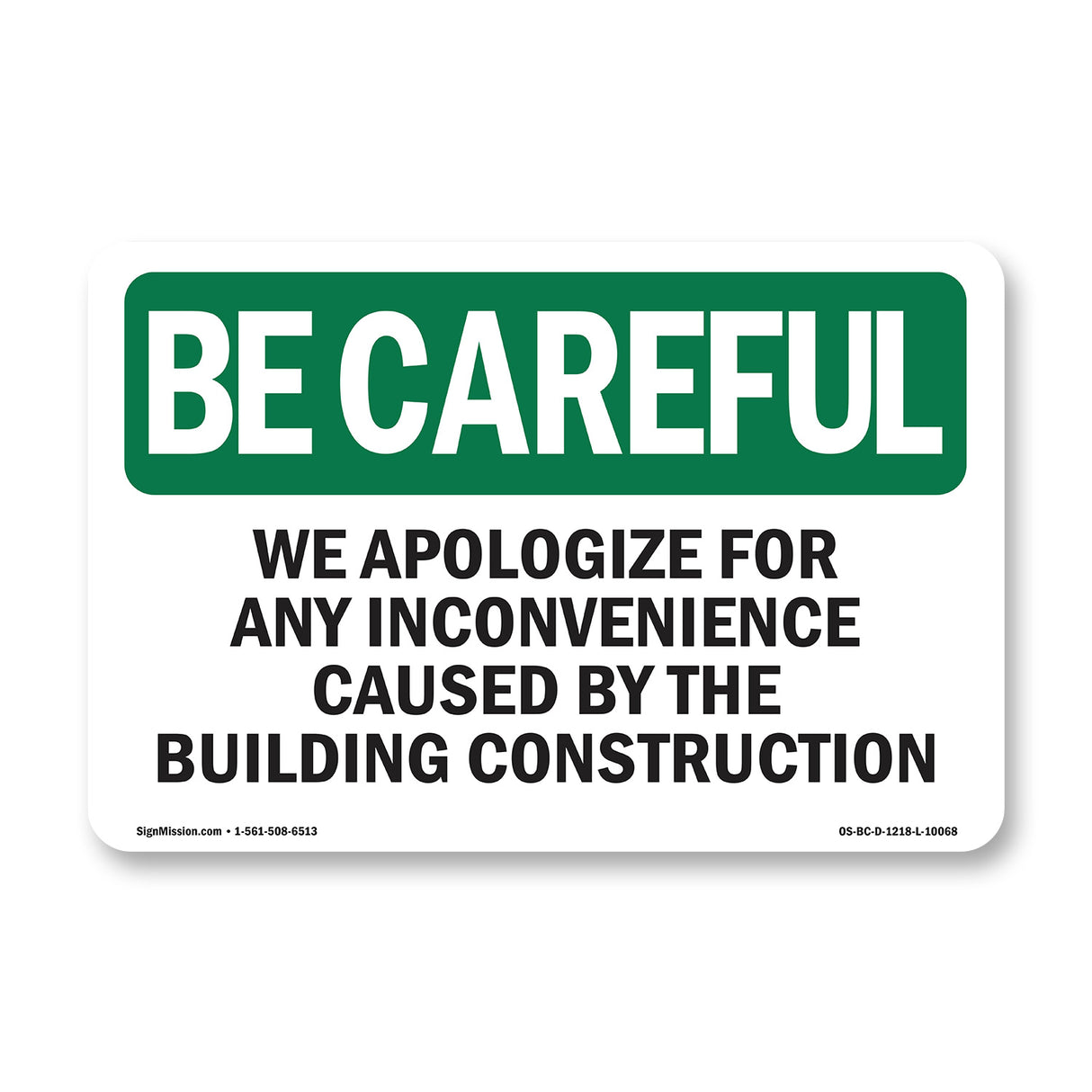 We Apologize For Building Construction