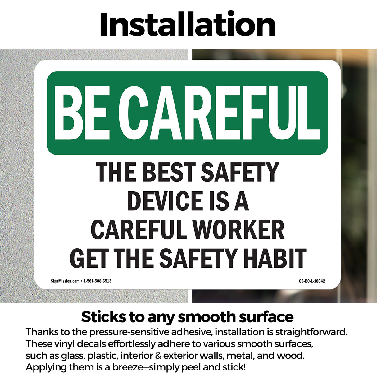 Safety Device Careful Worker