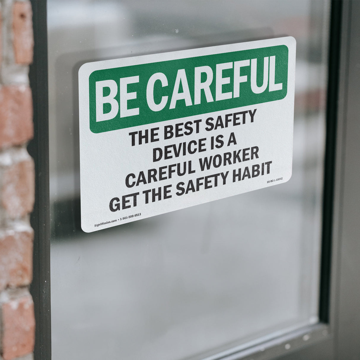 Safety Device Careful Worker