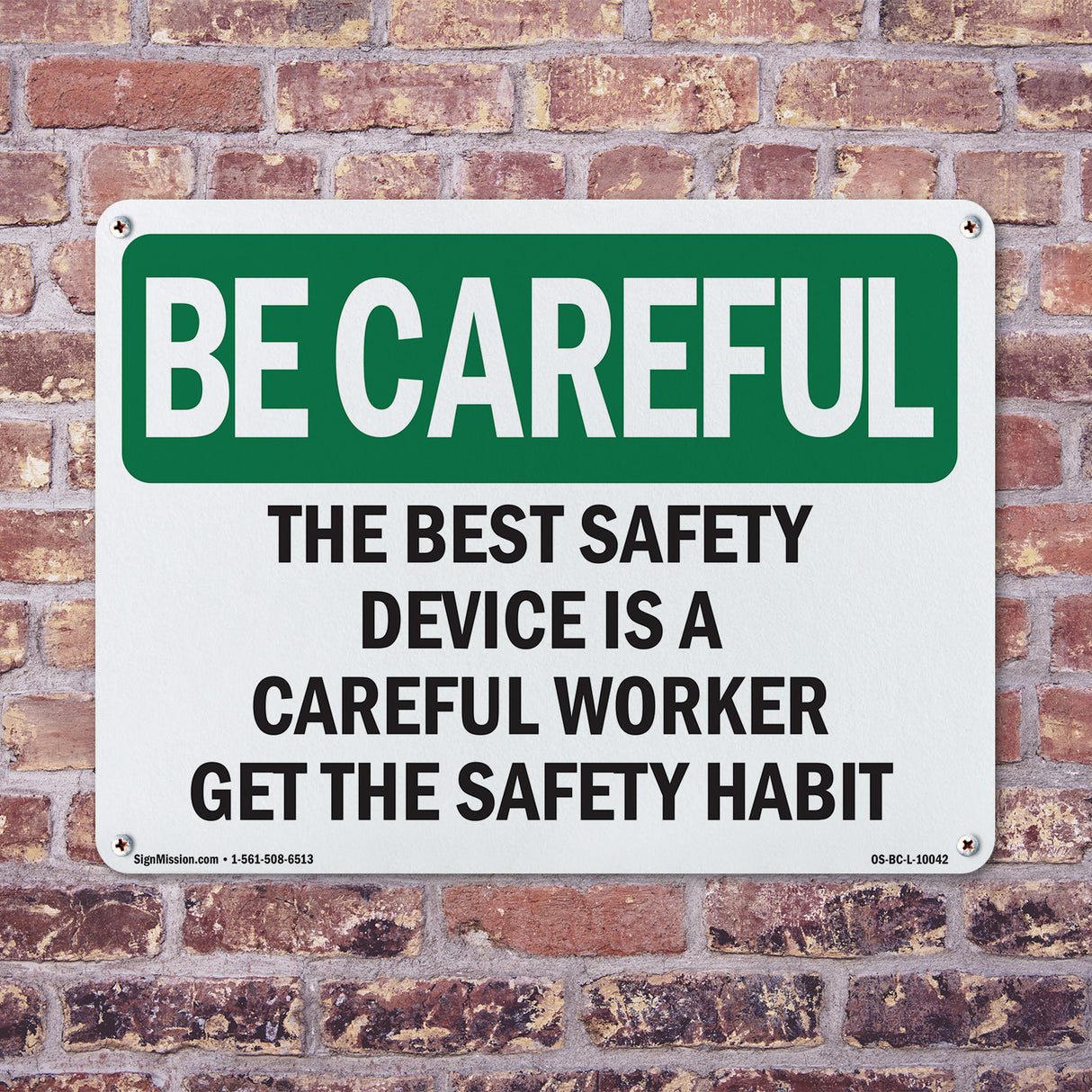 Safety Device Careful Worker