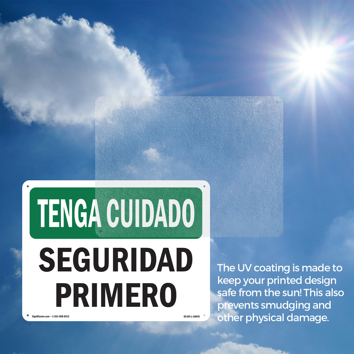 OSHA BE CAREFUL Sign -