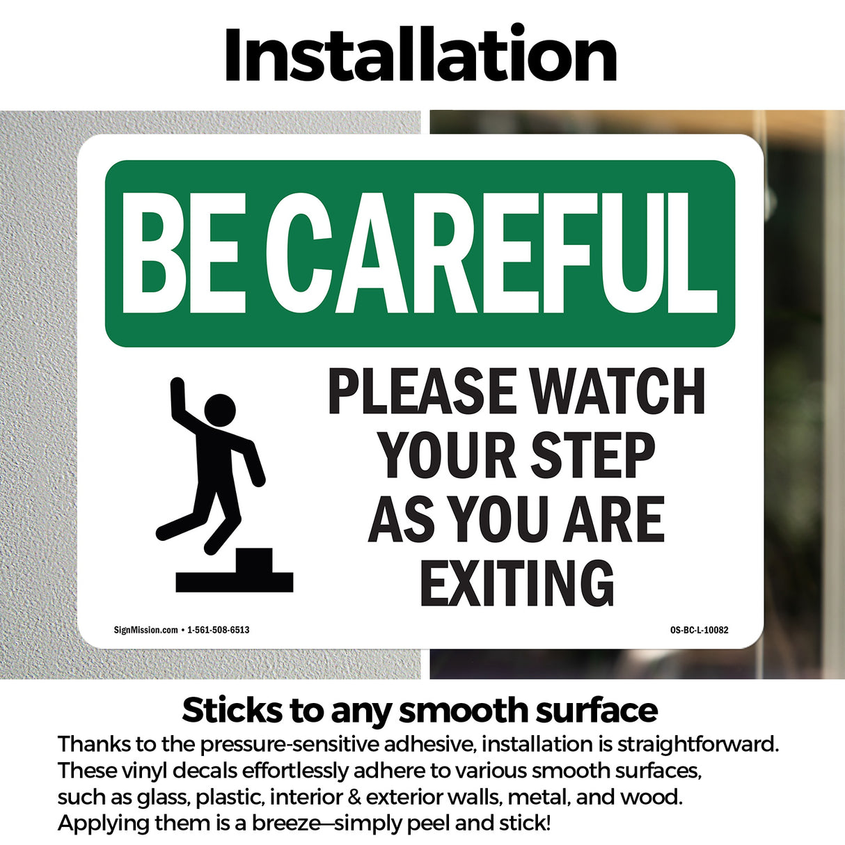 Please Watch Your Step As You Are Exiting With Symbol