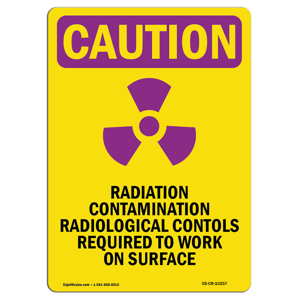 Radiation Contamination Radiological With Symbol