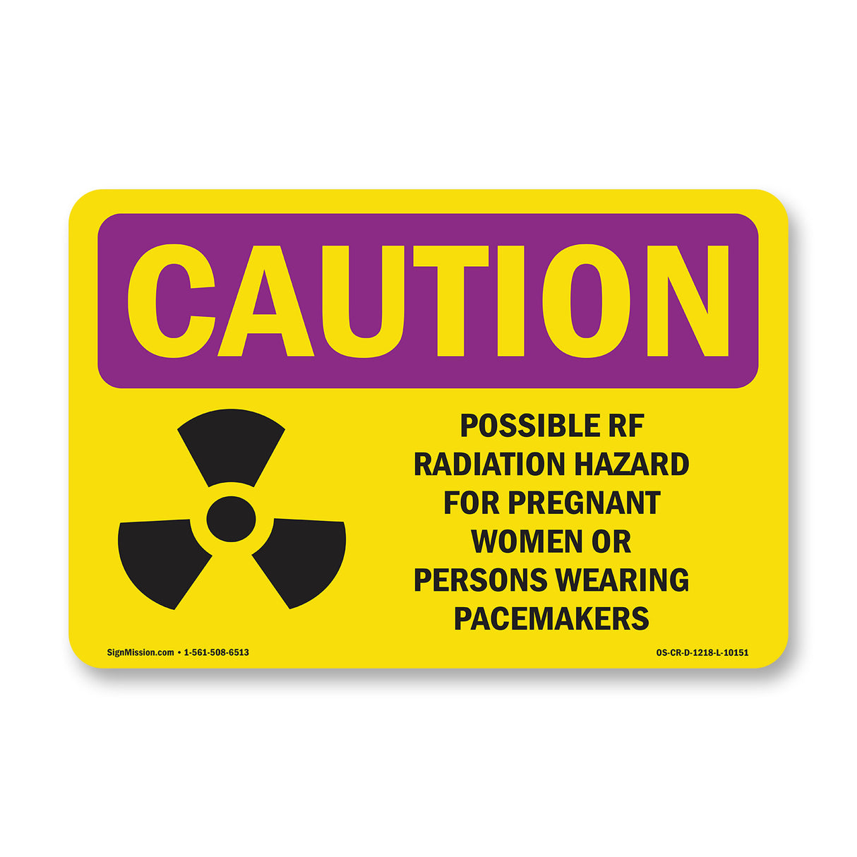 Possible RF Radiation Hazard With Symbol