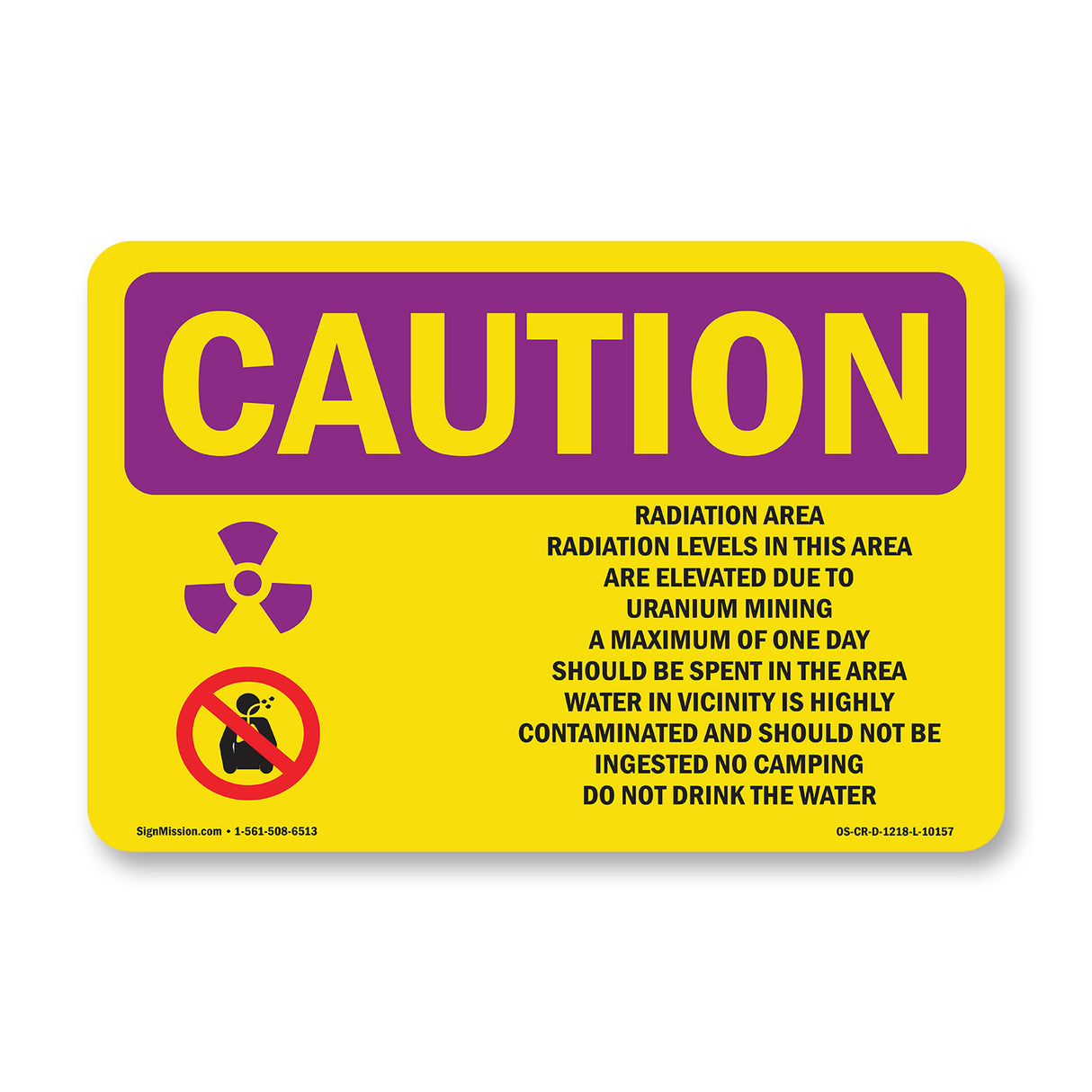 Radiation Area Radiation Levels With Symbol
