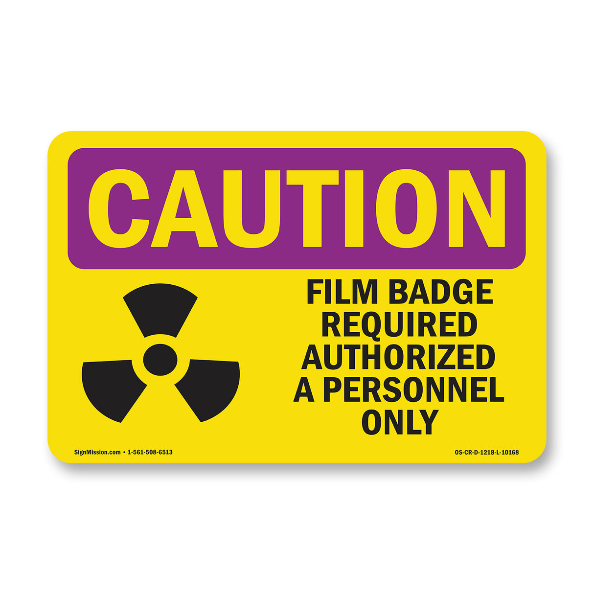 Film Badge Required