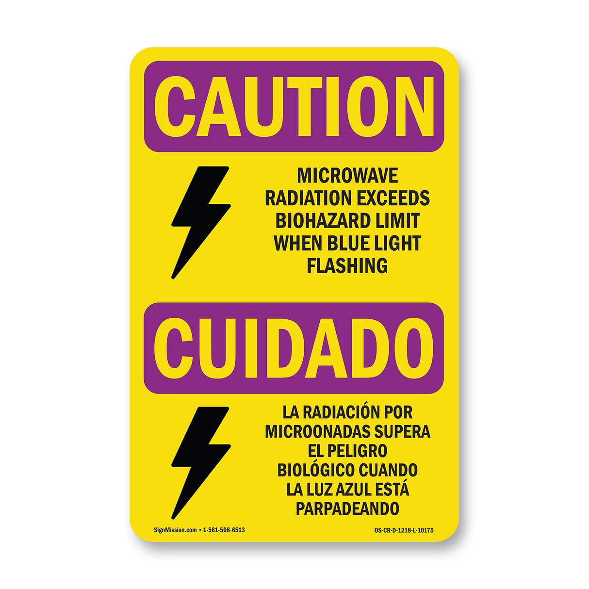 Microwave Radiation Blue Light