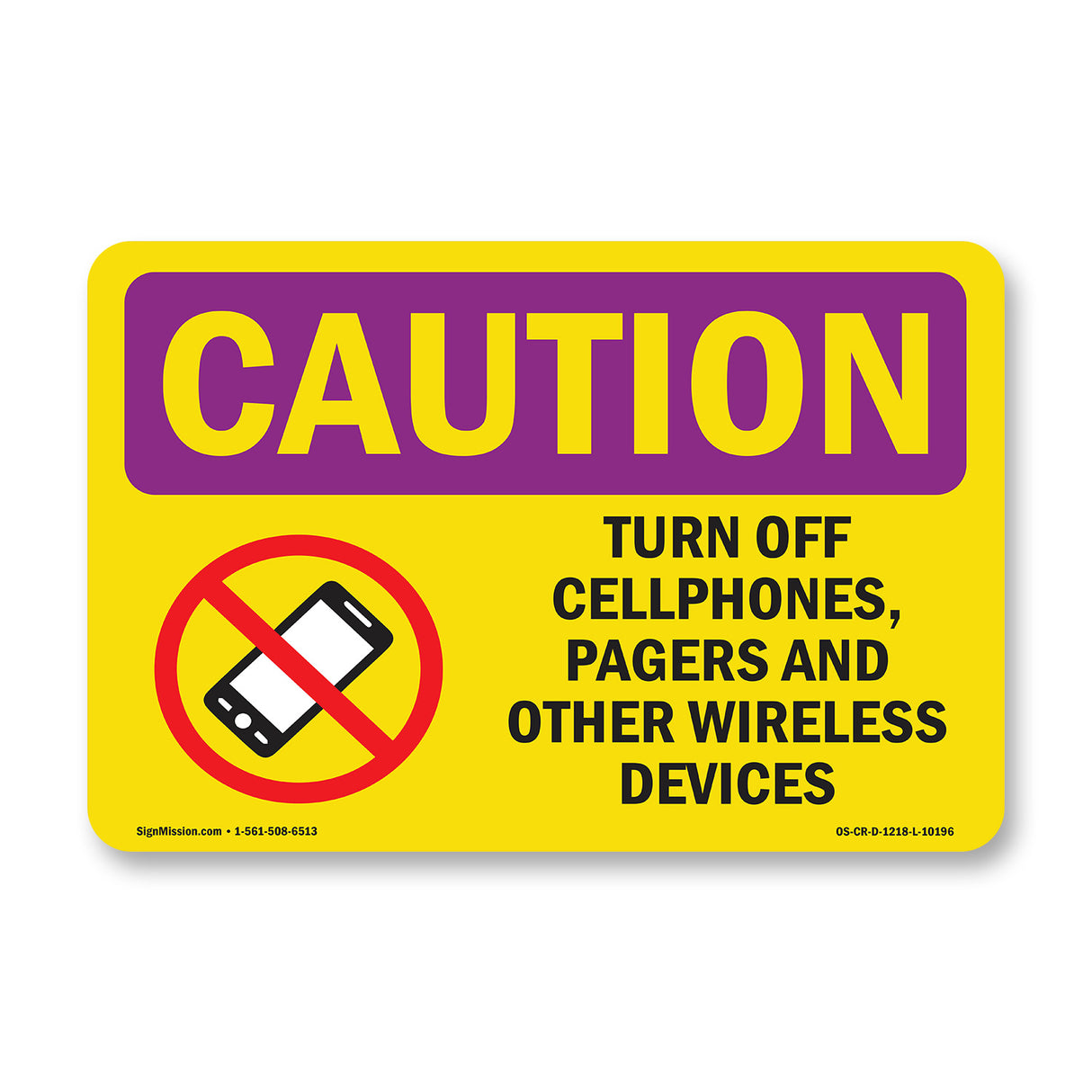 Turn Off Cell Phones, Pagers