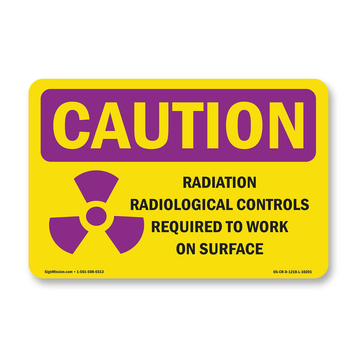 Radiation Contamination Radiological With Symbol