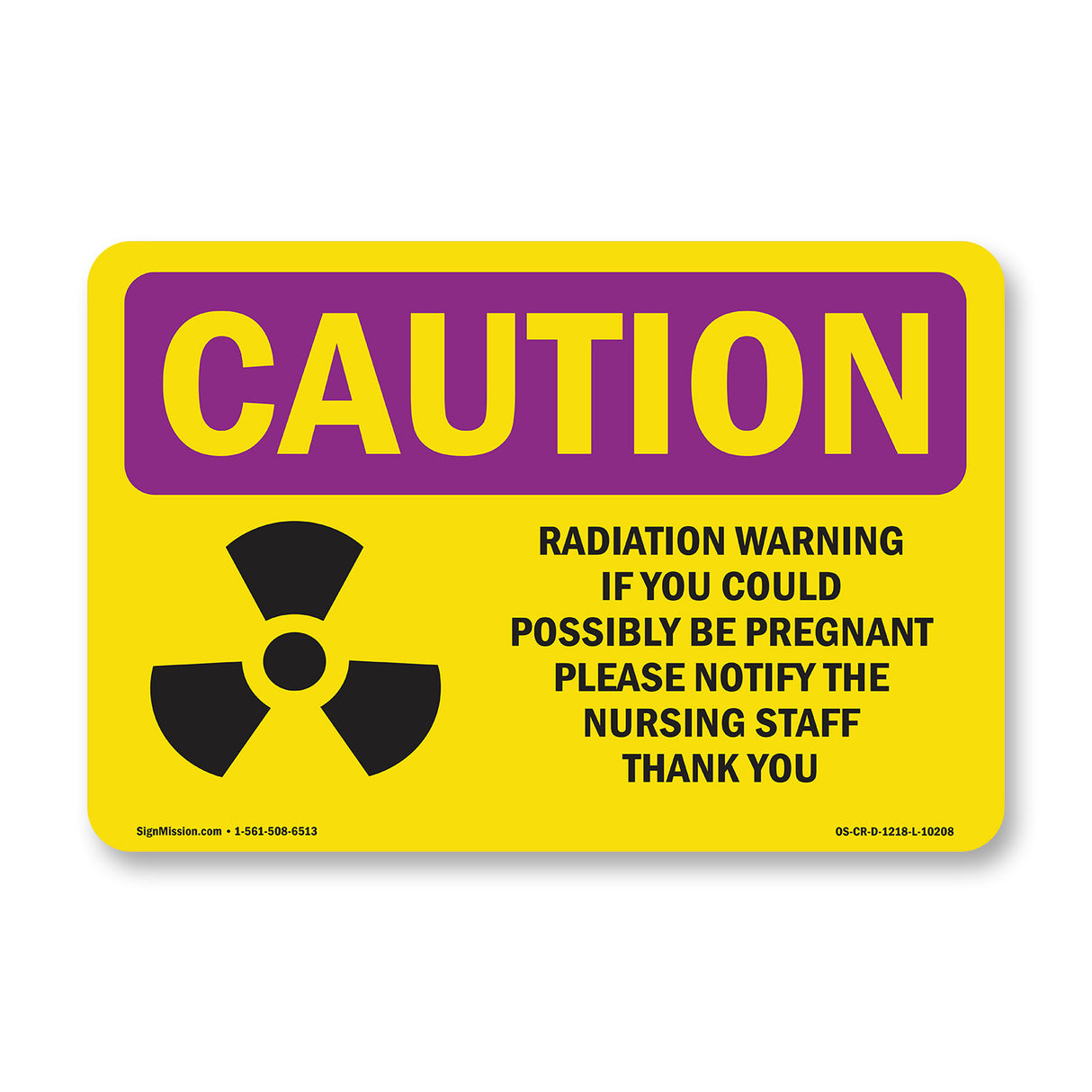 Radiation Warning If You Could With Symbol