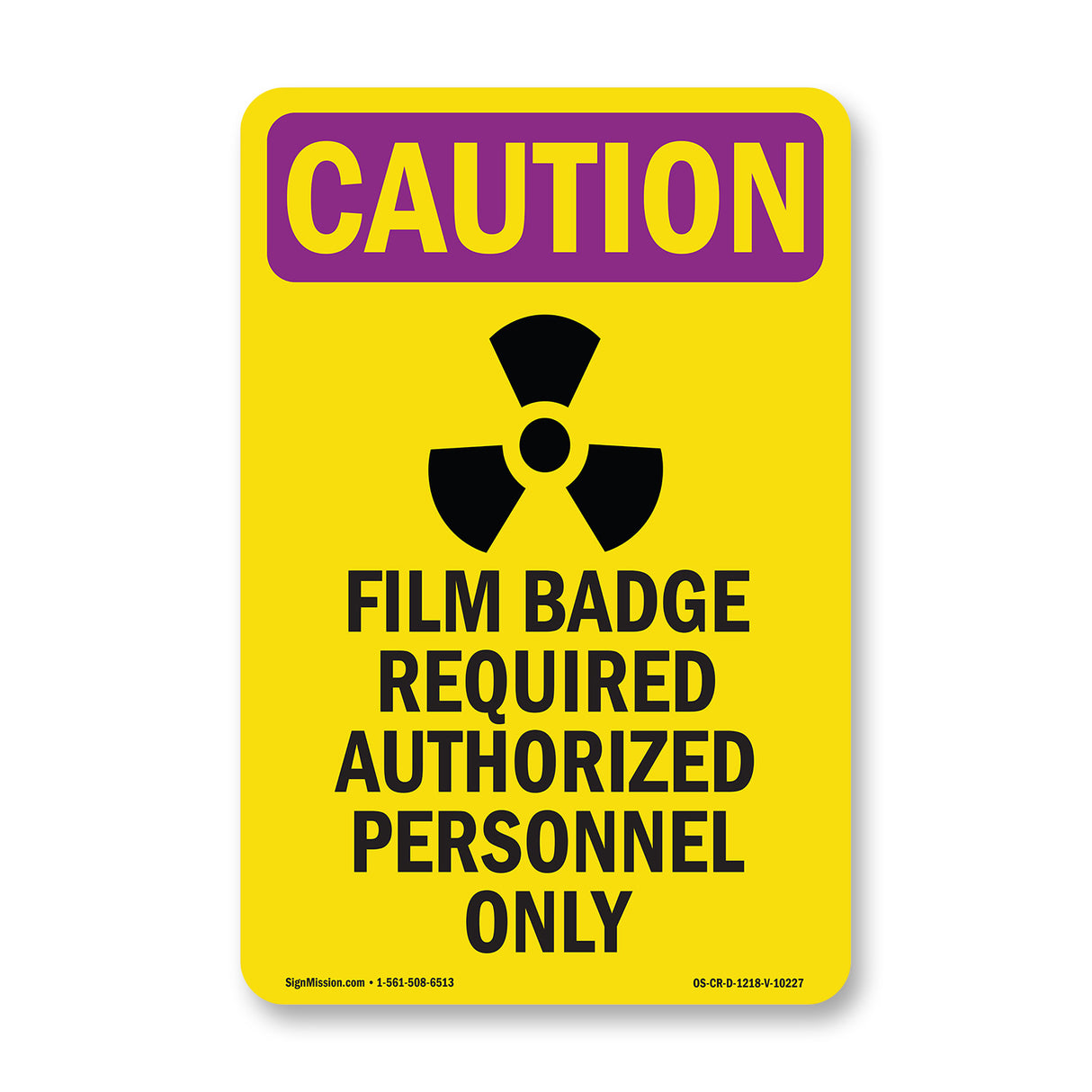 Film Badge Required