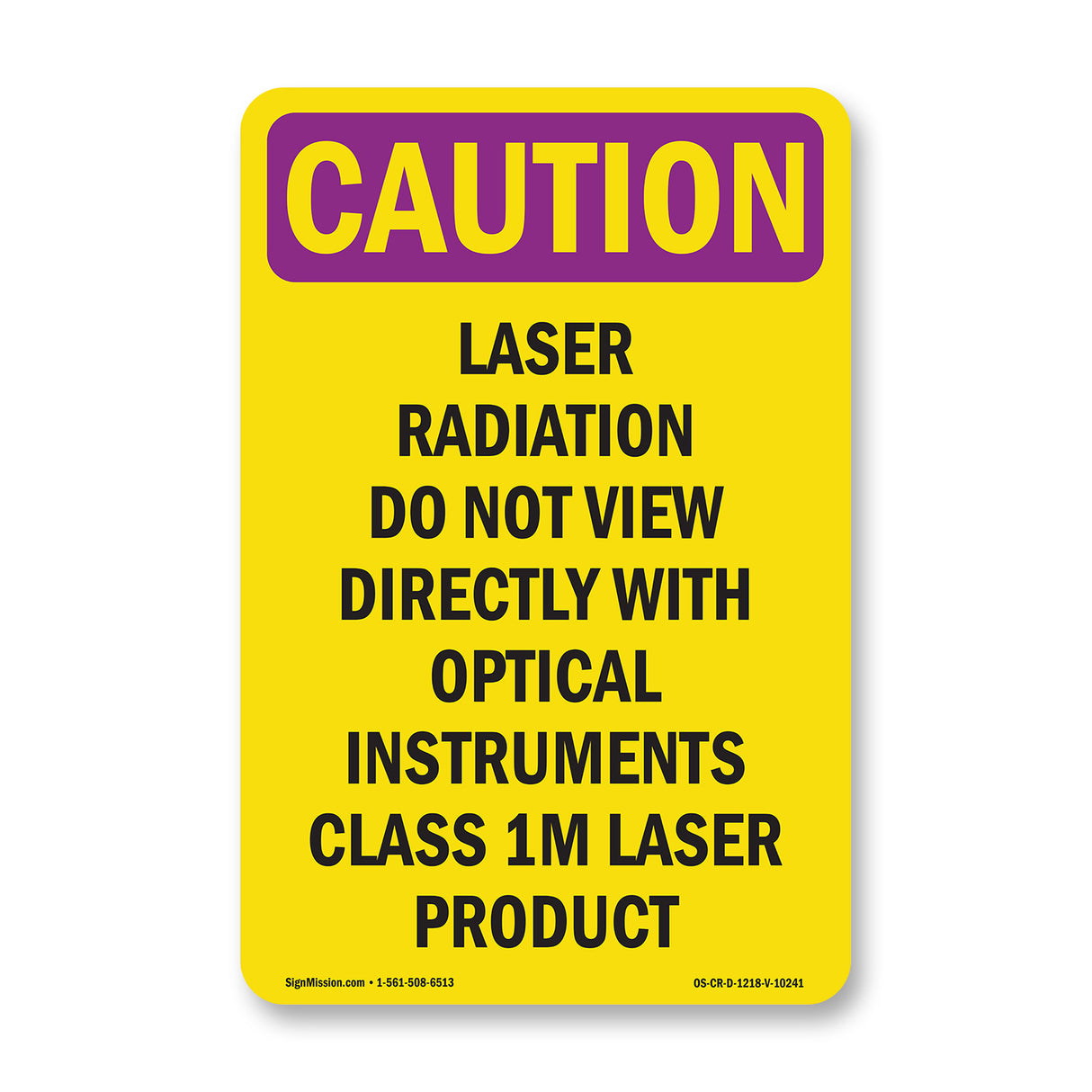Laser Radiation Do Not View Directly With