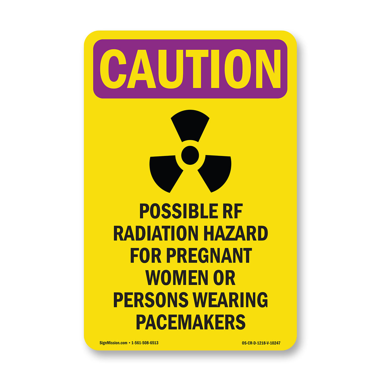 Possible RF Radiation Hazard With Symbol
