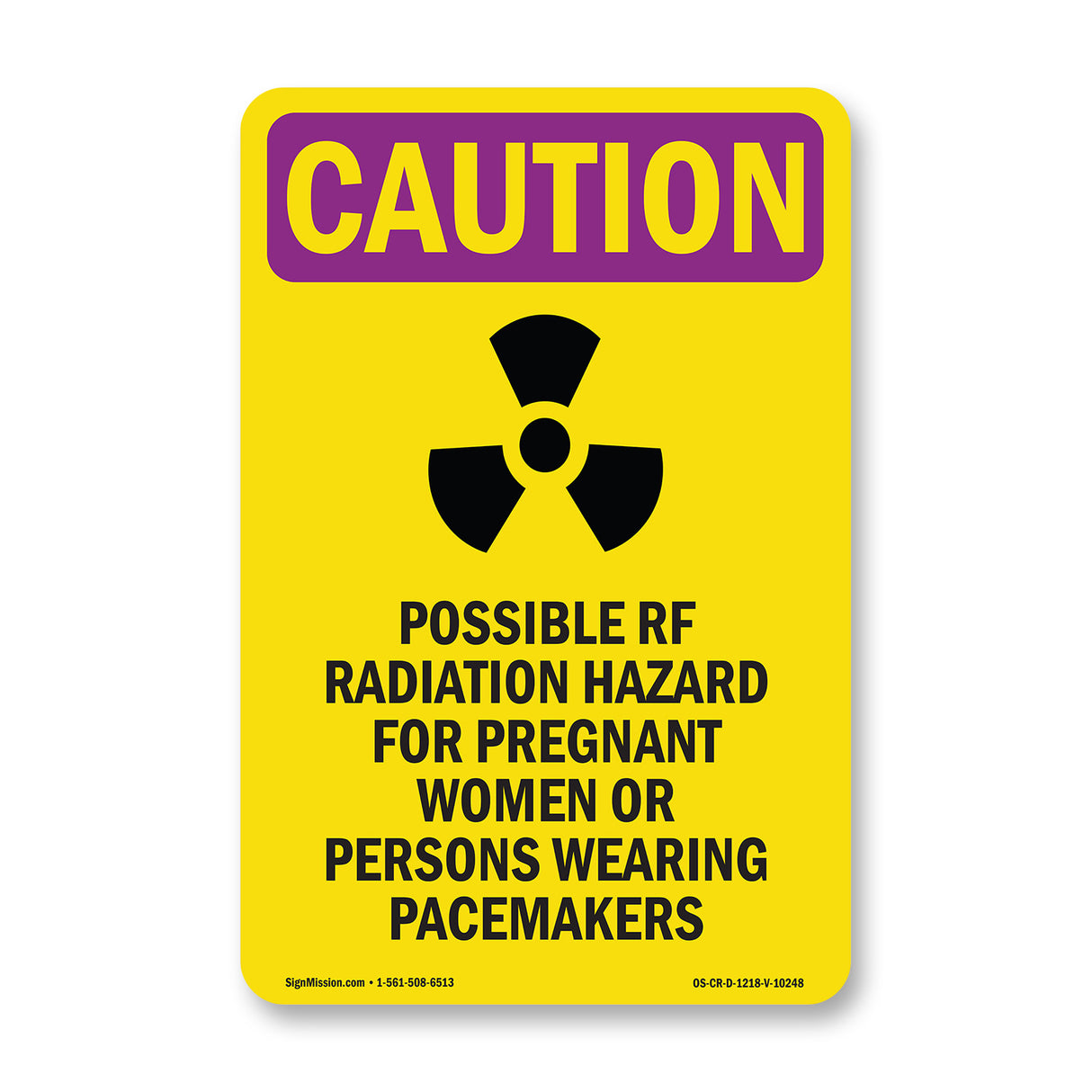 Possible RF Radiation Hazard With Symbol