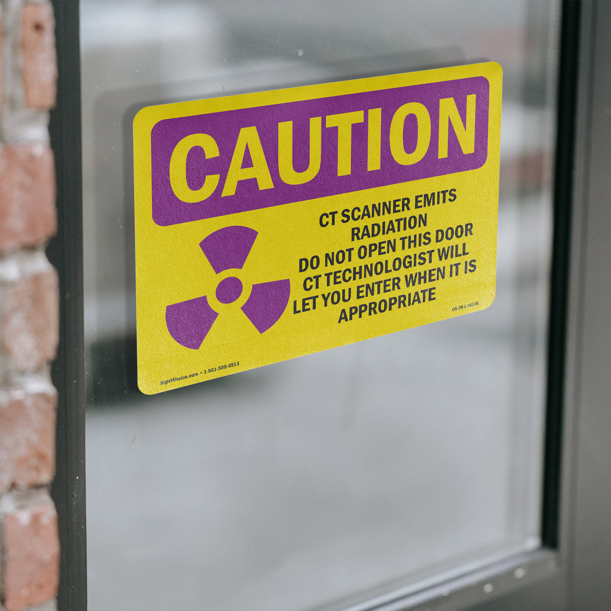 CT Scanner Emits Radiation Do With Symbol