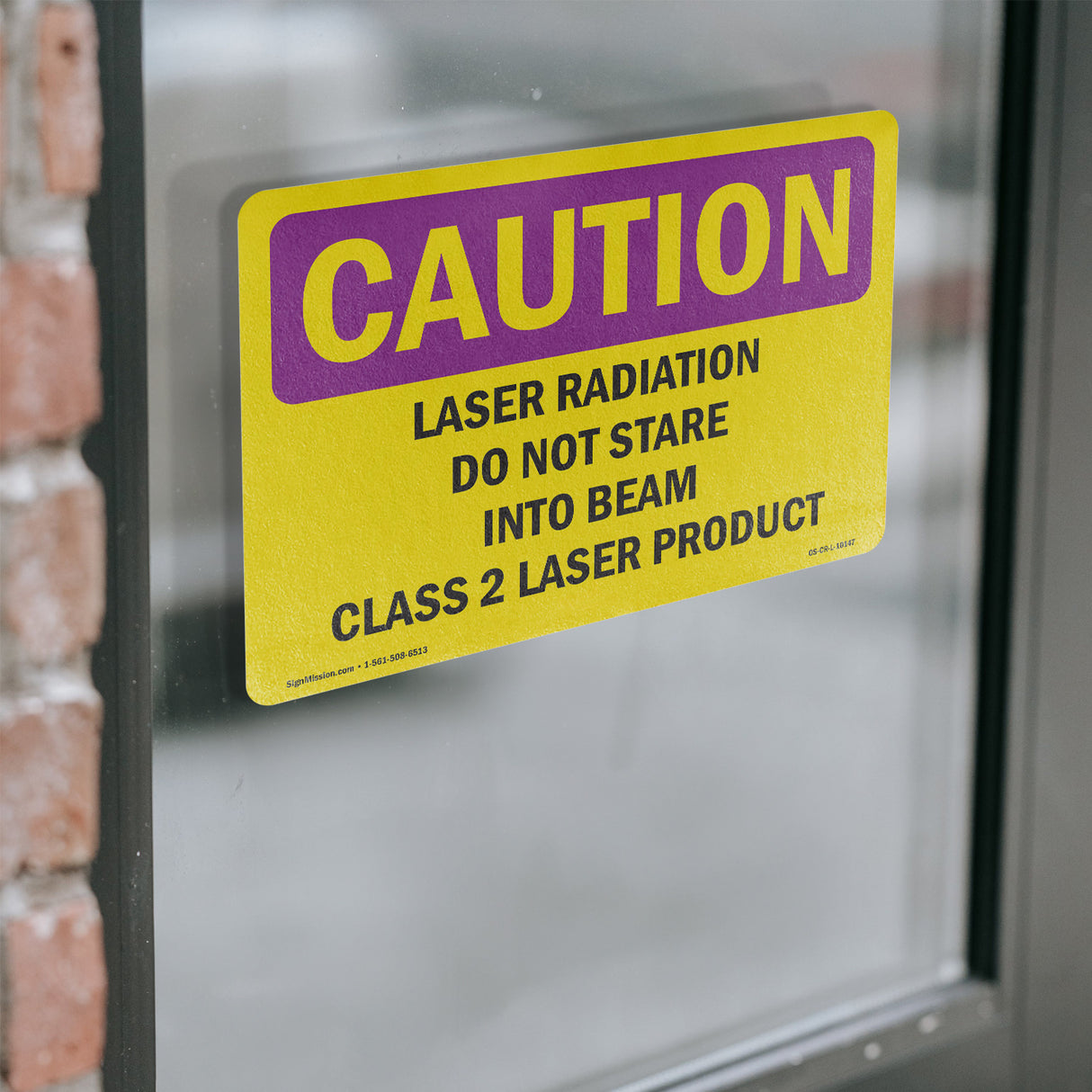 Laser Radiation Do Not Stare Into Beam Class