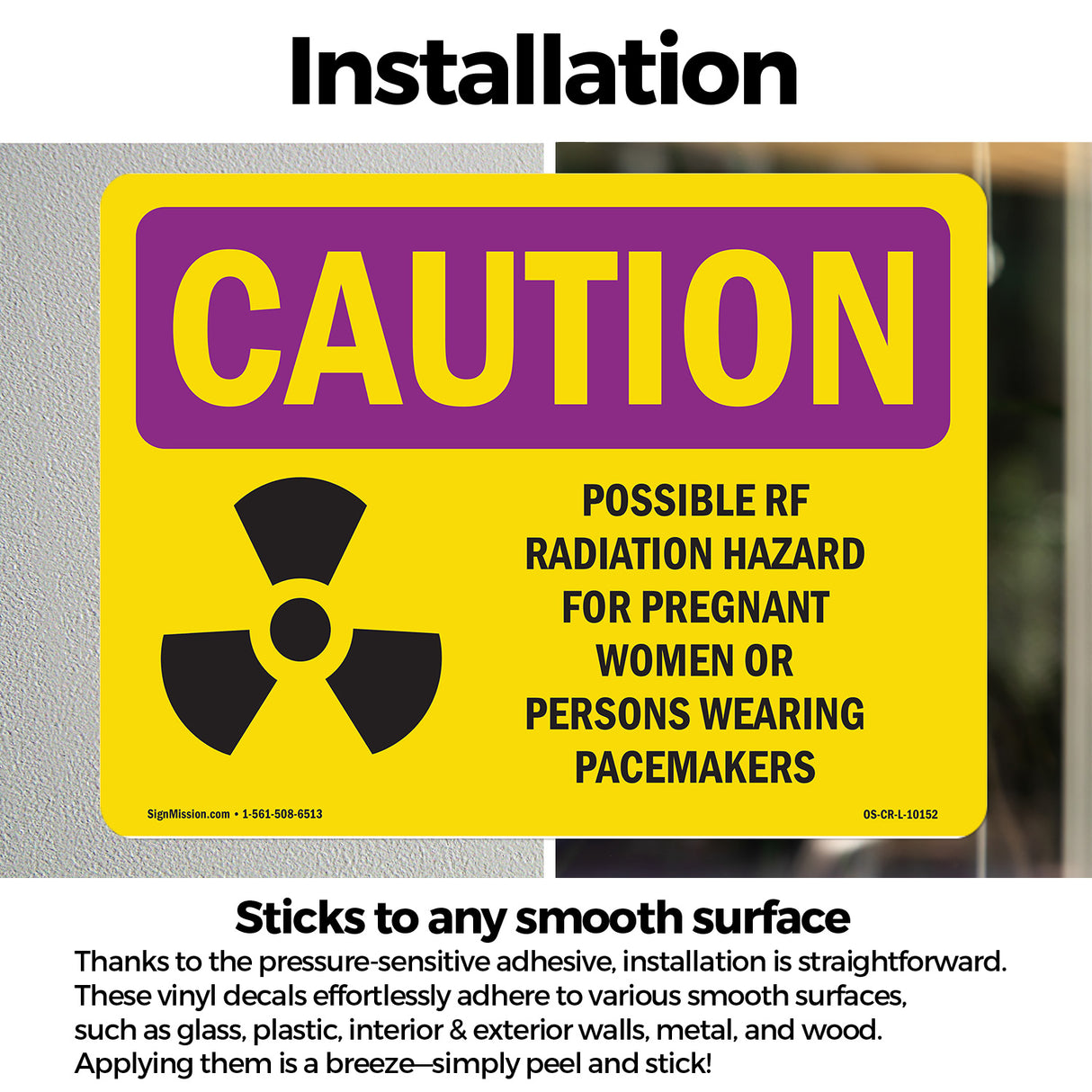 Possible RF Radiation Hazard With Symbol