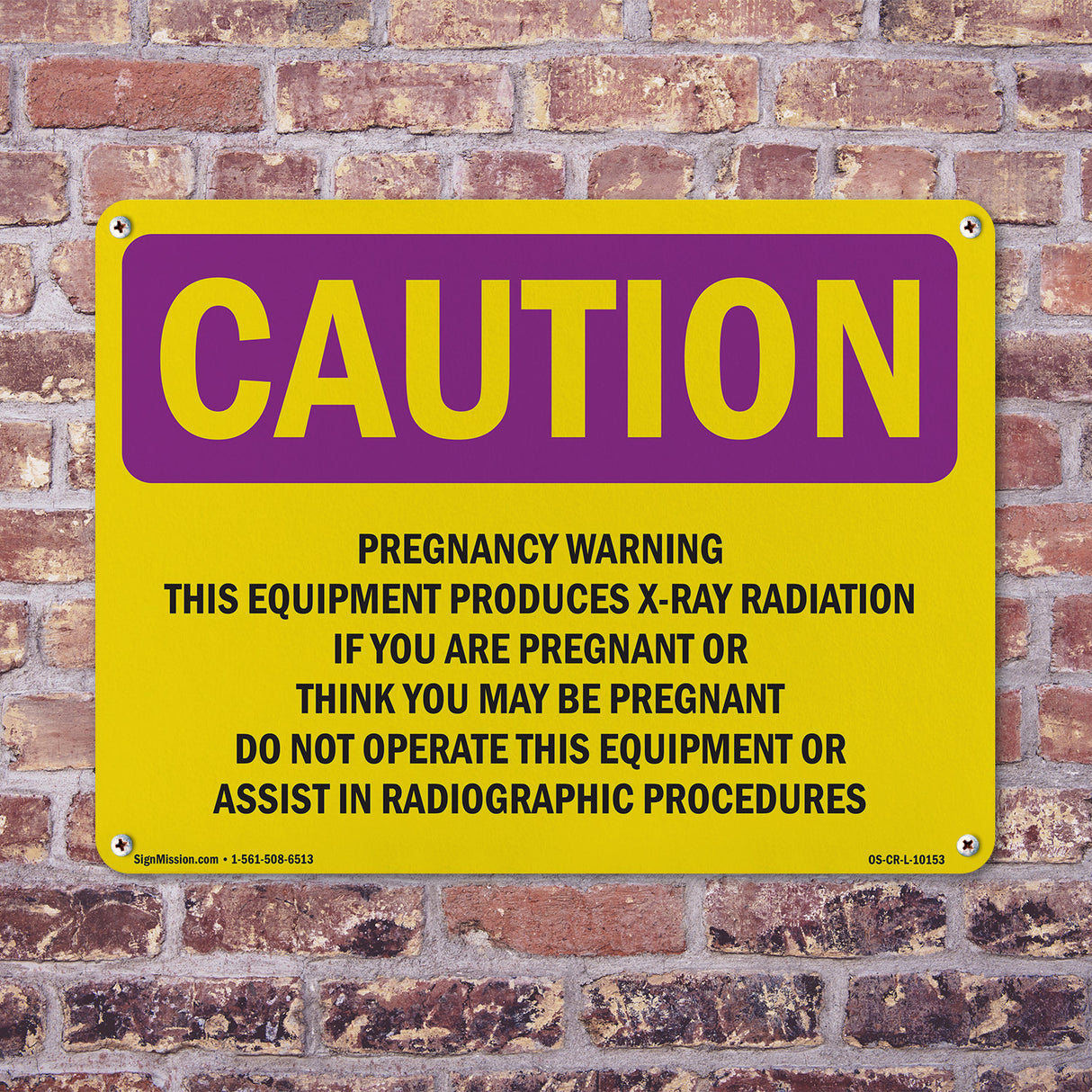 Pregnancy Warning This Equipment Produces