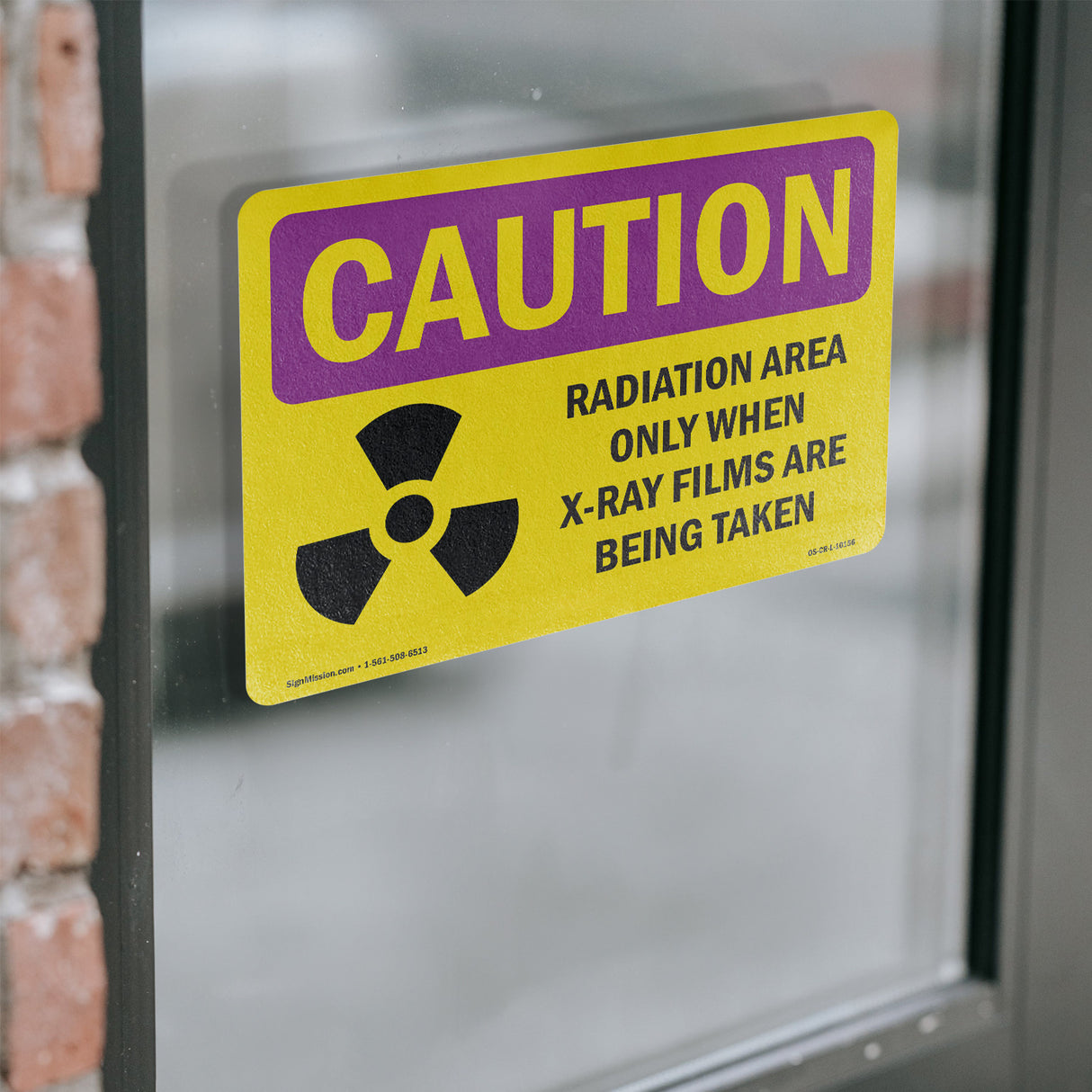 Radiation Area Only When X-Ray With Symbol