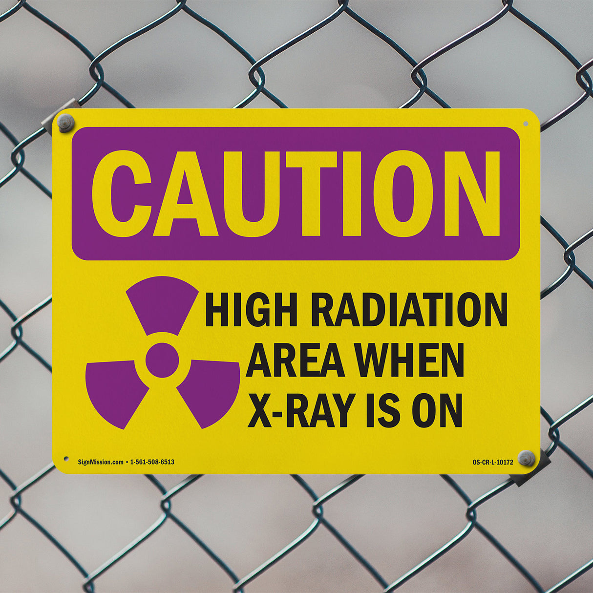 High Radiation Area X-Ray Is On