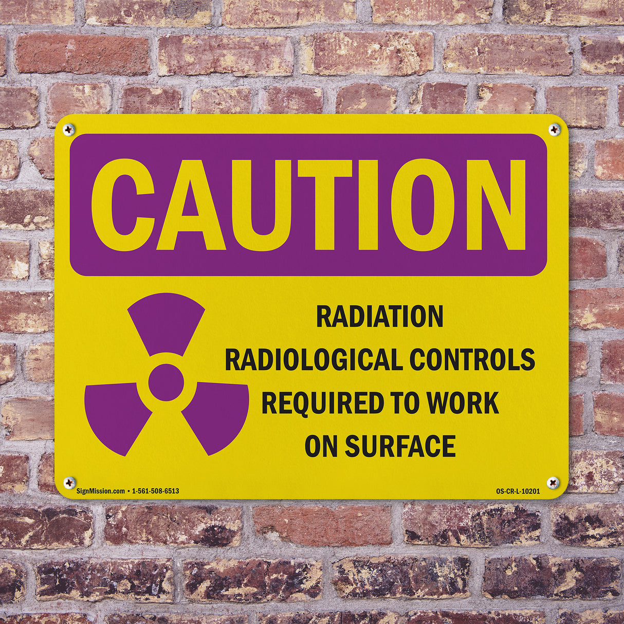 Radiation Contamination Radiological With Symbol