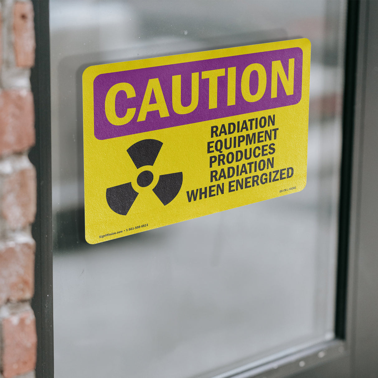 Radiation Equipment Produces With Symbol