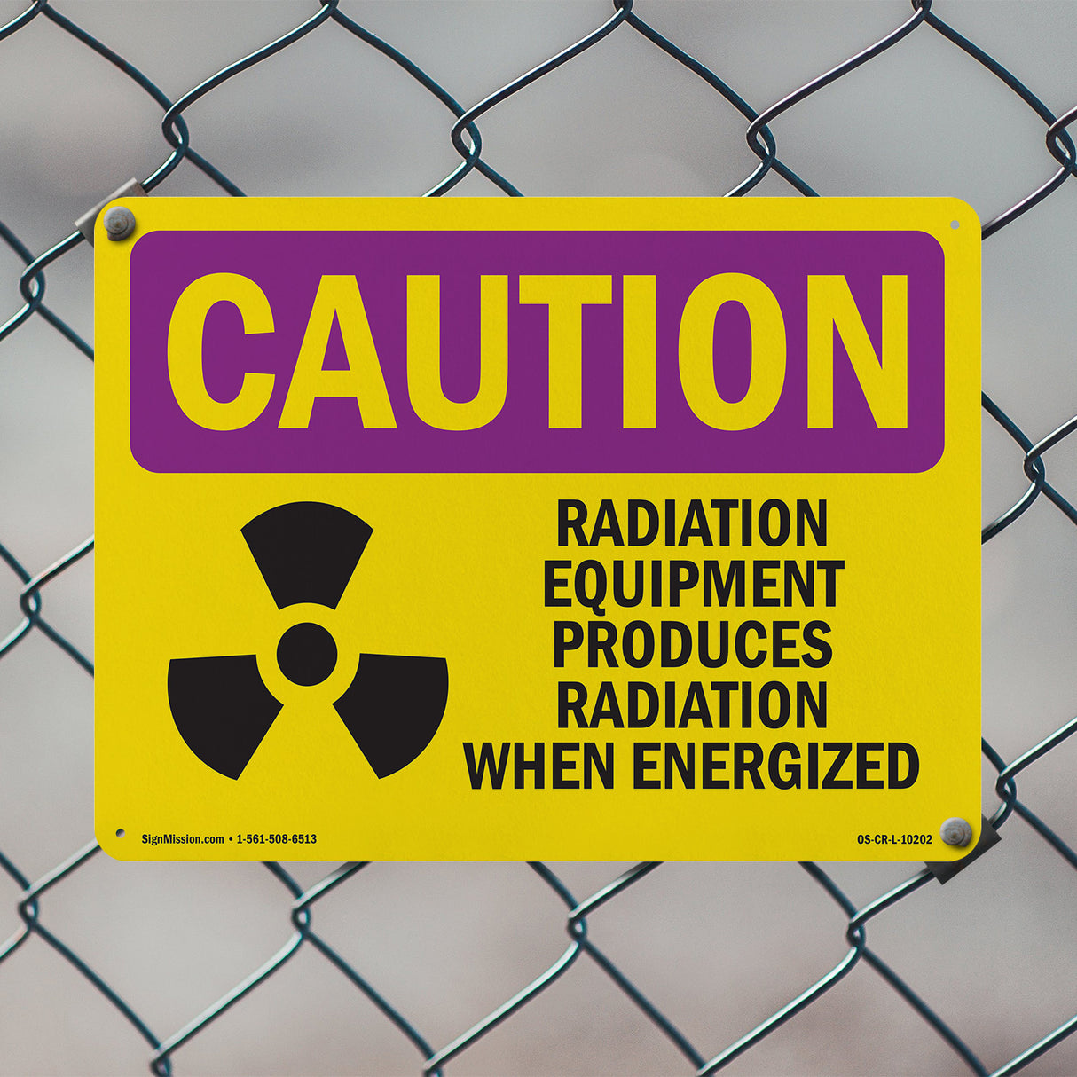 Radiation Equipment Produces With Symbol