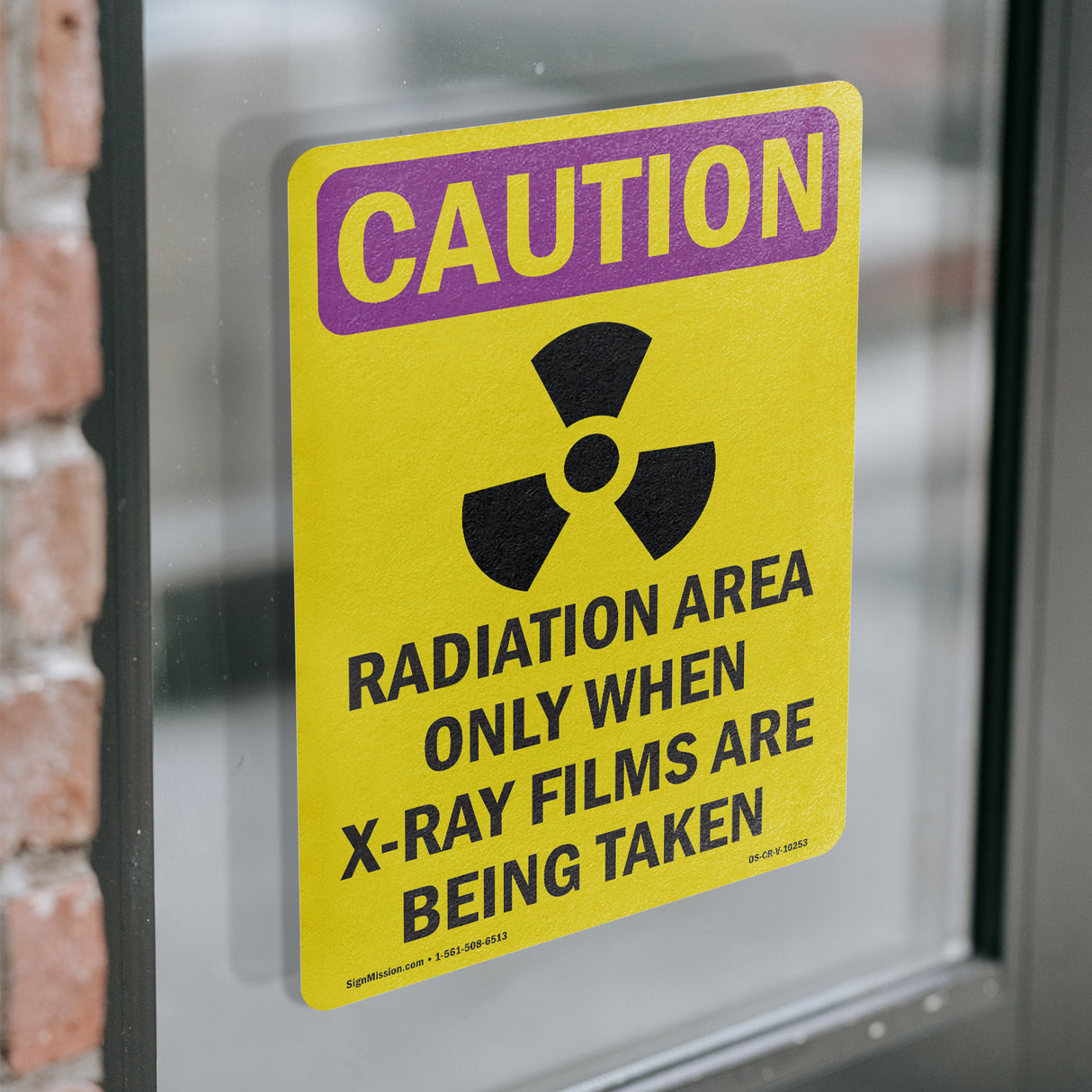 Radiation Area Only When X-Ray With Symbol