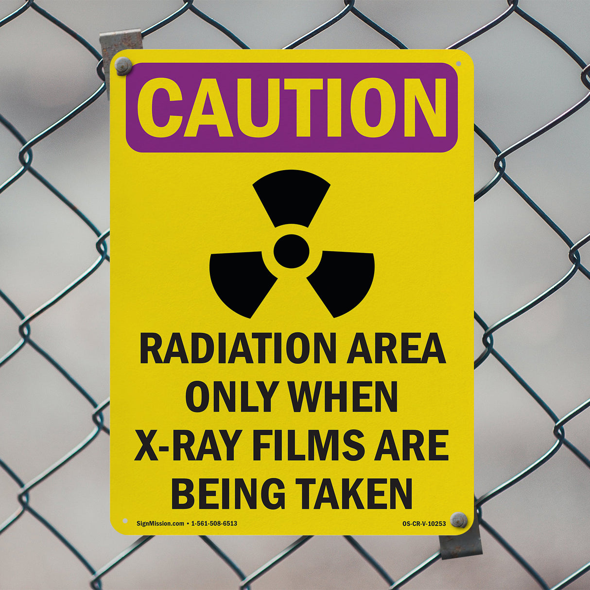 Radiation Area Only When X-Ray With Symbol