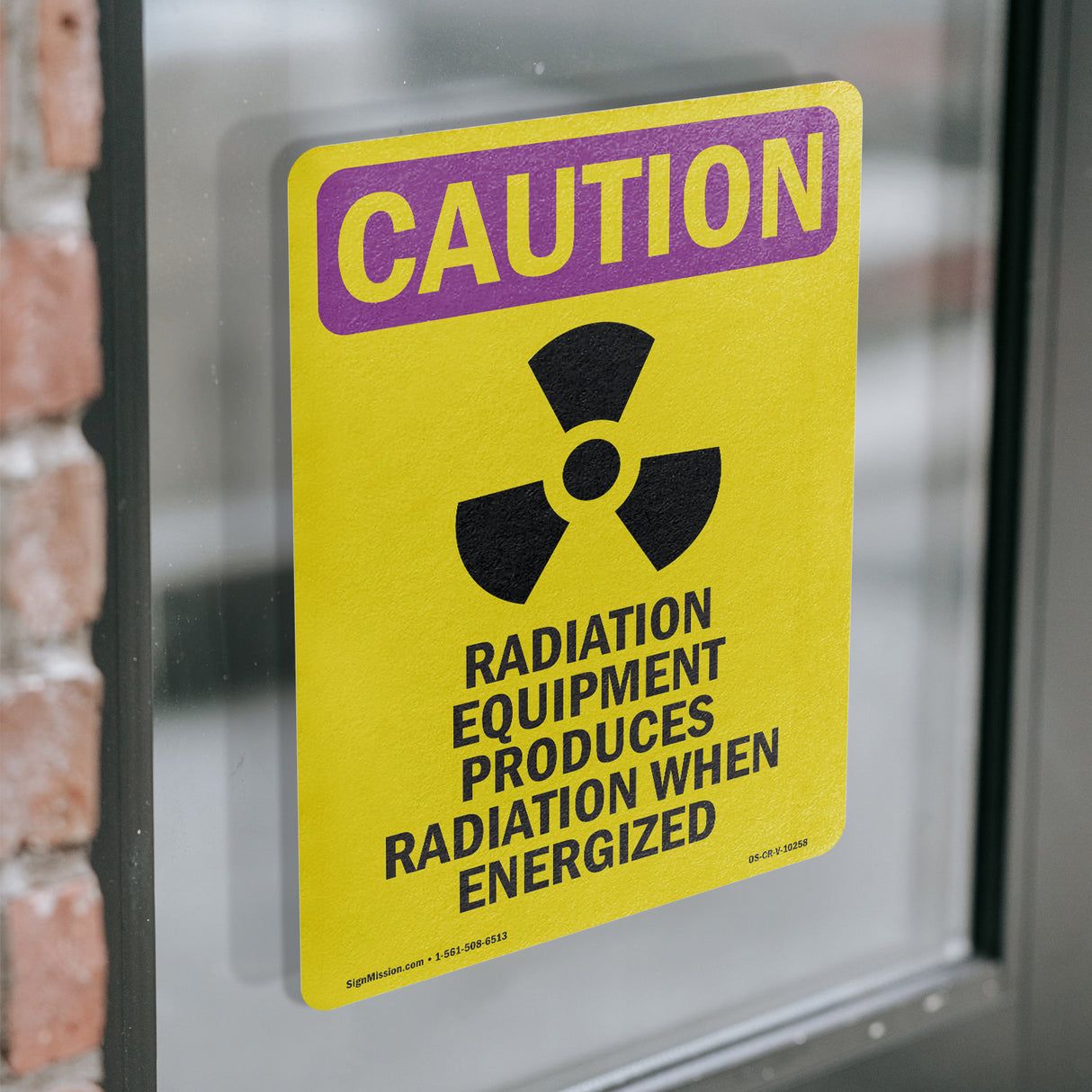 Radiation Equipment Produces With Symbol