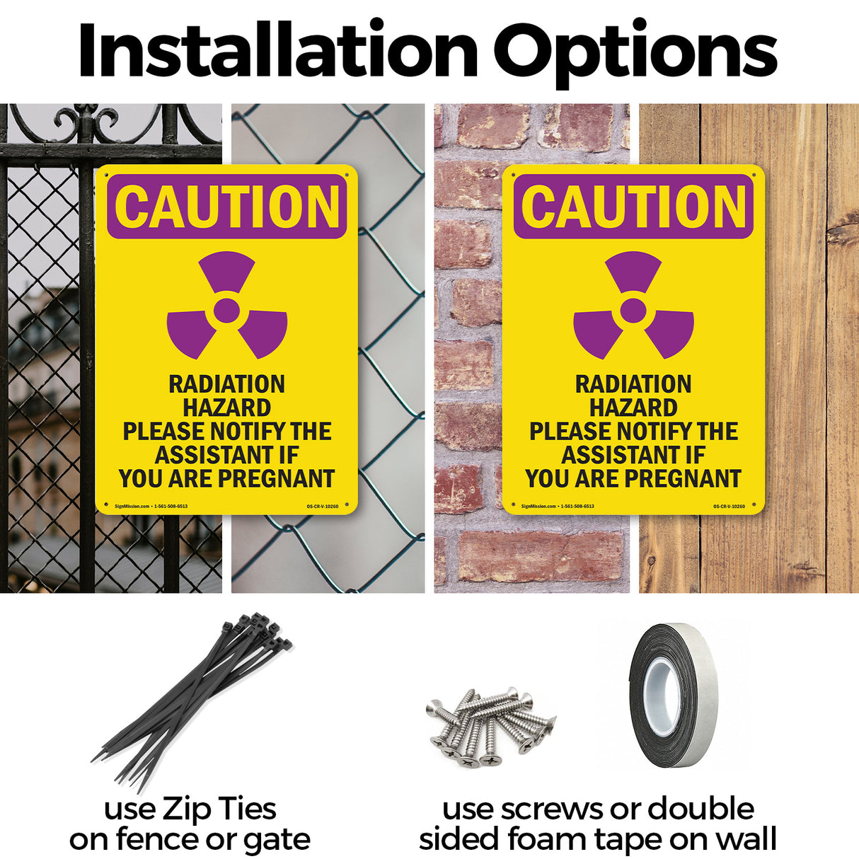 Radiation Hazard Please Notify With Symbol