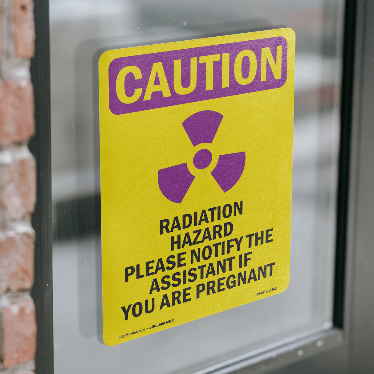 Radiation Hazard Please Notify With Symbol