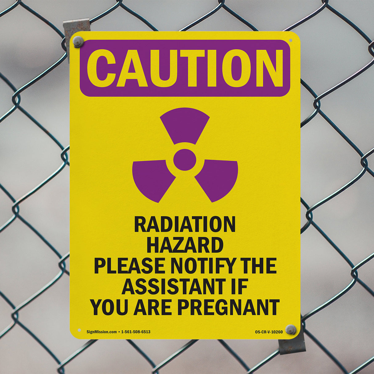 Radiation Hazard Please Notify With Symbol