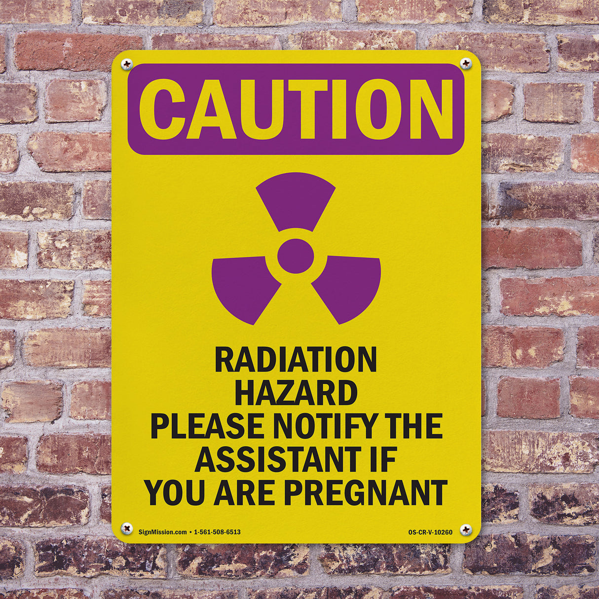 Radiation Hazard Please Notify With Symbol