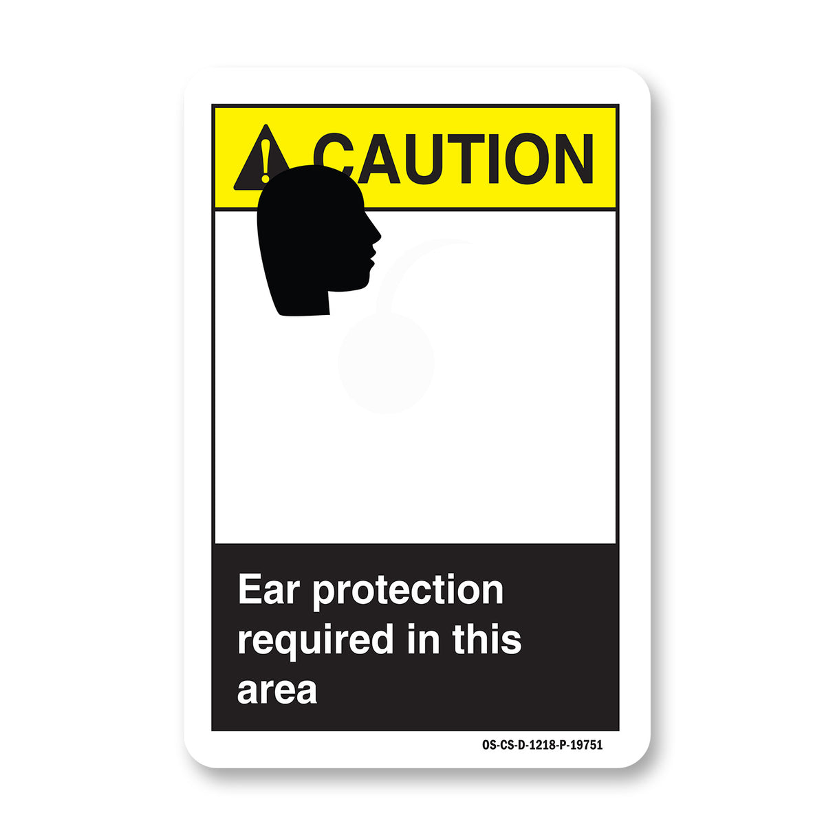 Ear Protection Required In This Area