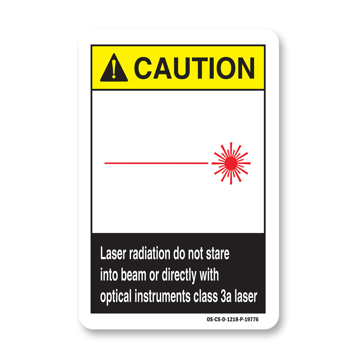 Laser Radiation Do Not Stare Into Beam