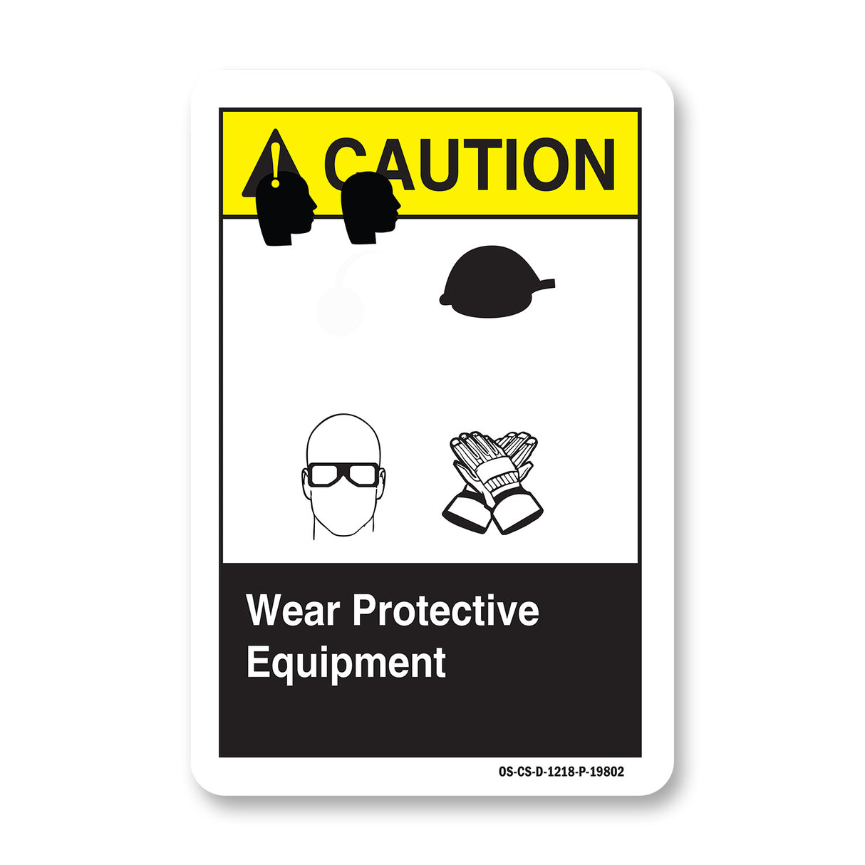 Wear Protective Equipment (Hear Head Eye Hands)